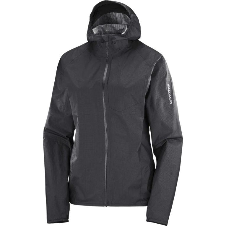 Black Salomon Bonatti Waterproof Women's Shell Jackets | PH 73901K